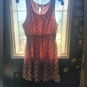 Beautiful silky sleeveless dress JUNIORS large, not kids